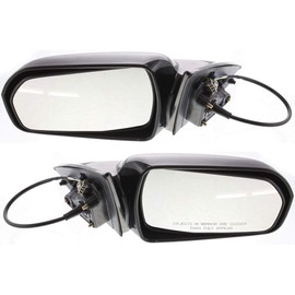 Kool Vue Driver & Passenger Side Power Non-Heated Mirrors for Honda Accord 1998-2002 Paintable Coupe