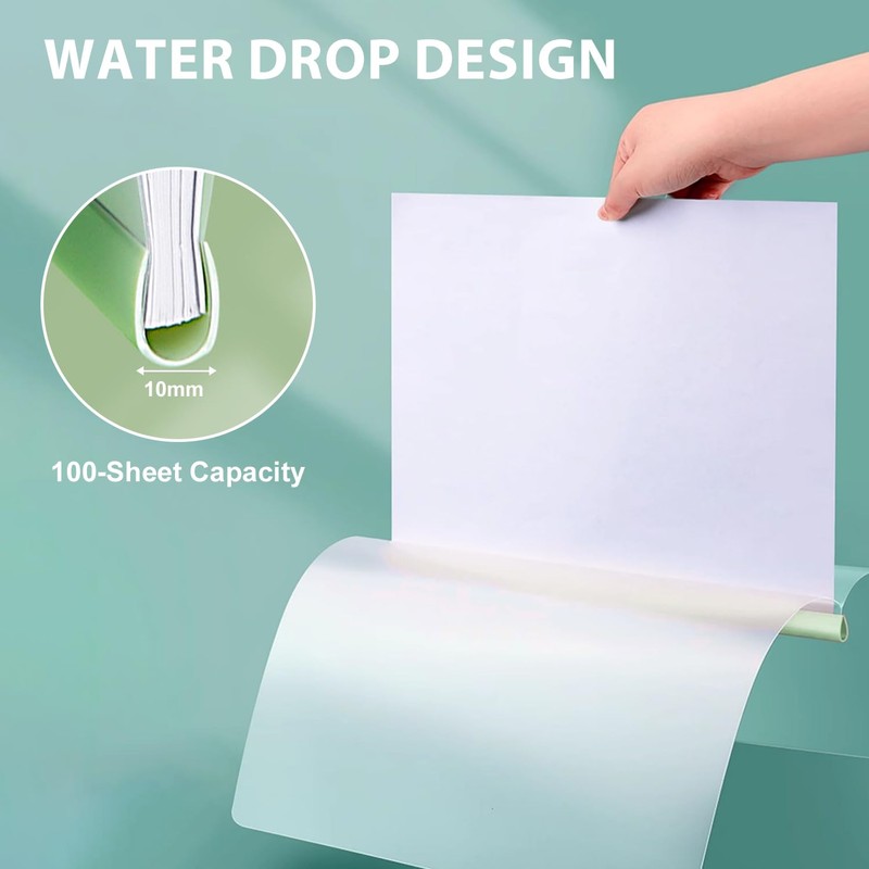 Pack of 20 A4 Clamp Folders for Thermal Binding Device,