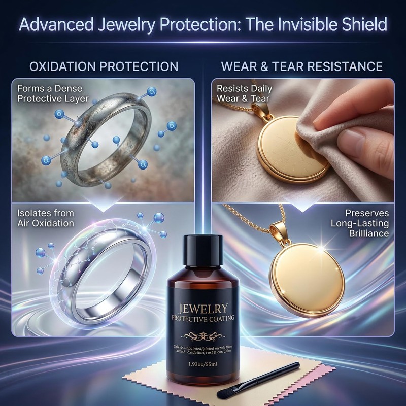 GENLEXON 55ml Jewelry Protective Coating & Sealant – Long-Lasting Tarnish