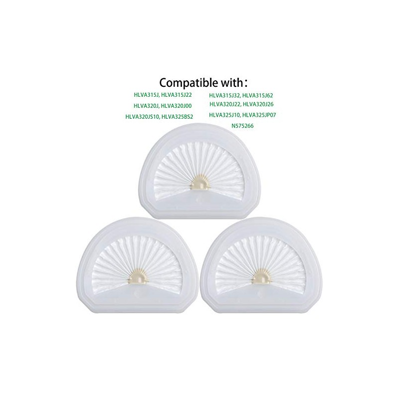 4Pack VLPF10 Replacement Filters Compatible with Black and Decker Hand