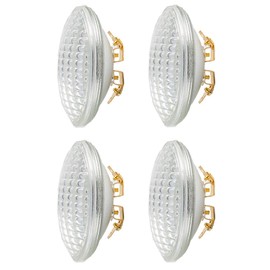 PAR36 LED 6000K 9Watt Landscape Bulb, AC/DC 12V-36V, 900Lumens PAR36 50W Halogen Equivallent, LED Landscape Lighting Bulbs Low Voltage 12V Flood Light Bulbs, 4 Pack