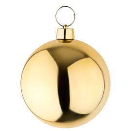 Your castle Large Christmas Baubles Gold Shiny 25 cm Diameter