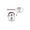 Klausberg 1.5 Litre Whistling Kettle Whistling Kettle Kettle Stainless Steel