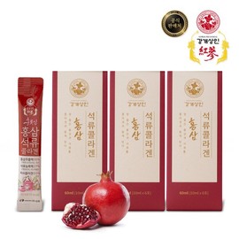 e강개상인 홍삼 석류콜라겐(10ml x 18포) 6년근 홍삼추출액 히알루론산 eKang Gae Sang In Red Ginseng Pomegranate Collagen (10ml x 18 packets) 6-Year-Old Red Ginseng Extract Hyaluronic Acid