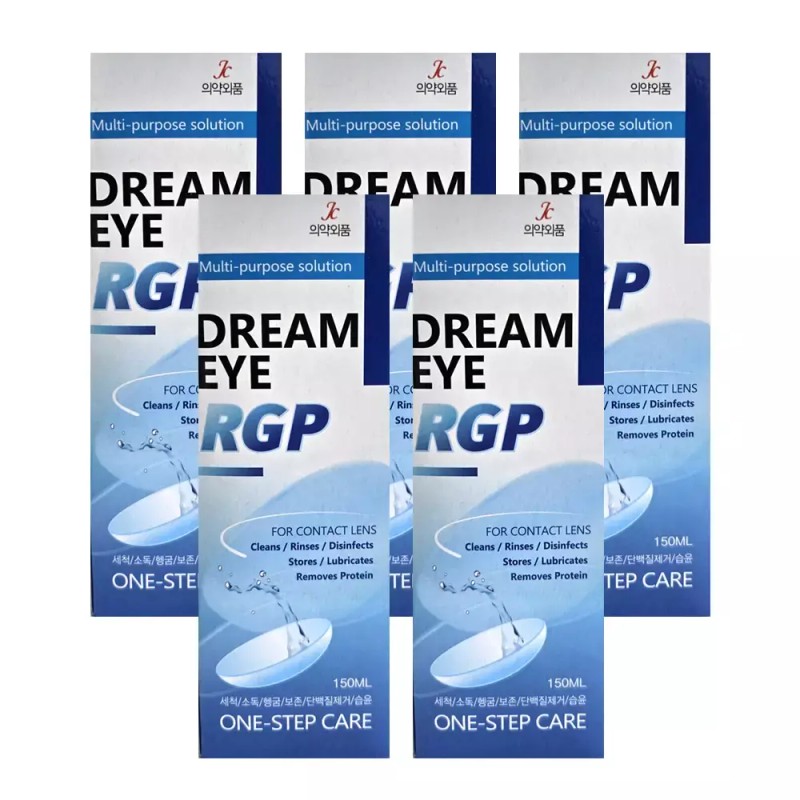 Dream Eye 드림아이 RGP 다목적용액 150ml X 5개 Dream Eye