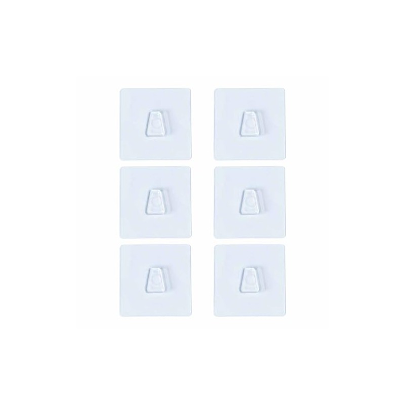 Sotfamily Trapezoidal Adhesive Pads Corner Shower Caddy, 6PCS