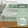 True North by Sleep Philosophy Flannel Sheets Queen Size, Cozy