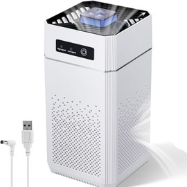 Yakiter Purificador de Aire para el Hogar,Filtro Limpiador de Aire Filtro HEPA,Elimina Hasta el 99.97% de Olores,Polvo,Polen y Más,Purificadores de Ai