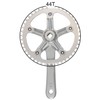 WEERAS Urban Folding Bicycle Crankset Single Tooth Disc 44T 130BCD