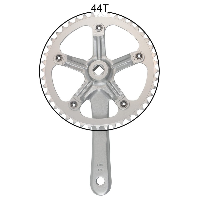WEERAS Urban Folding Bicycle Crankset Single Tooth Disc 44T 130BCD