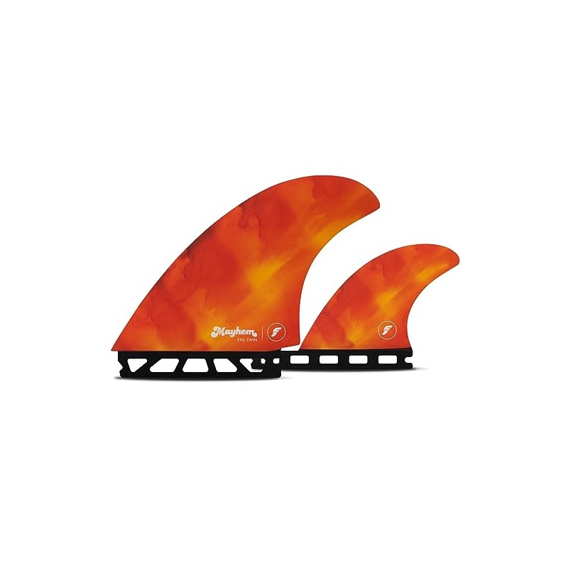 Futures Fins Mayhem Evil Twin + 1 Medium Fin Set