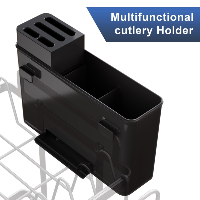 YEYPOP Expandable Dish Drying Rack - Stainless Steel Dish Rack