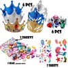 通用 6PCS Party Crowns for Kids DIY Tiaras Making Collage