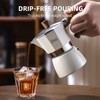 Espresso Maker Stovetop,Camping Moka Pot 2 Cup/120ML,Stove Top Espresso Italian