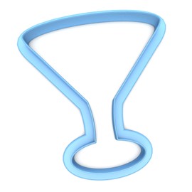 Sweet Prints Inc Martini Glass (outline) Cookie Cutter - Dishwasher Safe (4")
