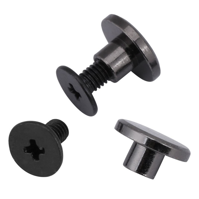 Wytino Brass Rivet, 20sets Rivet Buttons Press Studs Brass Flat