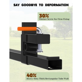 DEXSO 43" Clamp on Pallet Forks with Adjustable Stabilizer Bar, 1500lbs Heavy Duty Quick Attach Bucket Fork for Tractor Bucket Loader Skid Steer