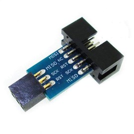 Hailege ATMEL AVRISP USBASP STK500 10 Pin to 6 Pin Convert Adapter Board Pack of 10