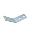 JCBIZ 2PCS Aluminum Alloy 135 Degree Angle Bracket Slotted Corner