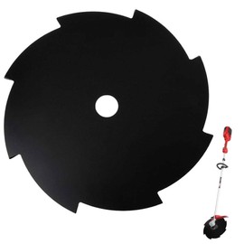 CjingCH Brush Cutter Blade 25.4 MM Bore Strimmer Blades Universa 8-Tooth l Weed Eater Cutter Blade for Gardening Grass Edging Trimmers Electric Lawn Mowers