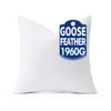 MIULEE 28 x 28 Goose Feather Down Euro Pillow with