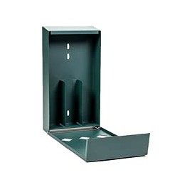 Standard Starter Dog Waste Station/Roll Bag System - 100% Rust-Free Powder-Coated Aluminum - Includes 400 free dog waste bags (Matte Green)