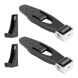 CARBBIA Pack of 2 HLK1035 Hood Latch Strap with Catch Bracket Kit Compatible with Kenworth T300 T600 T800 W900 1987-2010 Compatible with Peterbilt 357 367 377 378 379 1987-2007 L56-0001 23-13857