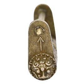 Brass Padlock, Chinese Vintage Padlock Antique Retro Style Combination Lock for Jewelry Box Drawer Cabinet Locking Cabinet Retro Padlock