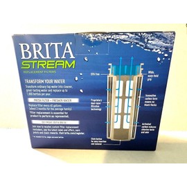BRITA Stream Filters - Replacement Filter Cartridges (3 in a Box, New & Sealed )