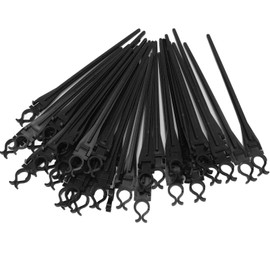 Christmas Light Yard Stakes Universal Ground Lights Stakes C7 C9 Holiday Lights for Lawn Patio Path Walkway (Black)