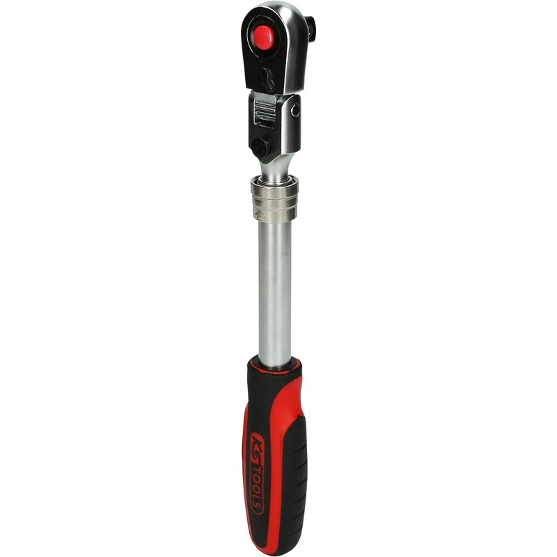 KS Tools SlimPower 914.1220 Telescopic Joint Reversible Ratchet 1/2 Inch