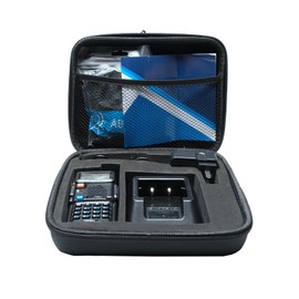 Sarcia Radio Carrying Travel Case Compatible with Baofeng UV-5R 5RA 5RE 5RM 5RTP BFF8 F8HP DM-5R Protect Dual Band Two Way Radio Thickened Sponge,Black