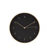 LUUK LIFESTYLE Modern wall clock with silent movement and no