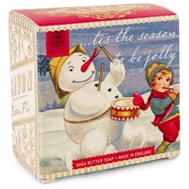 Michel Design Works Snowman Winter Floral Little Soap