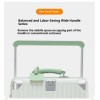 2025 Latest Aluminum Frame Luggage Full PC Suitcase Wide-trolley Carry