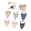 LALAFINA 8pcs Triangle Hair Scarf Elastic Headbands for Women Girls