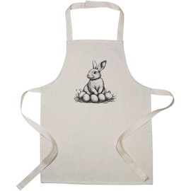 Azeeda 'Easter Bunny with Eggs' Kid’s Cooking Apron (AP00077897)