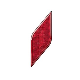 HELLA 2NE 013 345-081 Rear Fog Light - Shapeline Style - LED - 12/24V - mounting - Lens Colour: Red - Plug: AMP - 3-pin connector - right