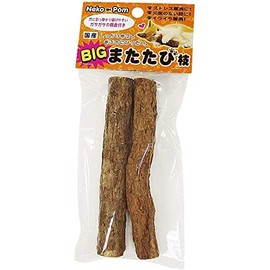 [Made in Japan] Domestic Matabi Raw Wood Processed Domestic Cat Toy Big Matatabi Tree Branch Type (2 Pieces) (4907) Relieves Stress and Frustration, When Your Cat Is Not Cheerful! Pet Supplies
