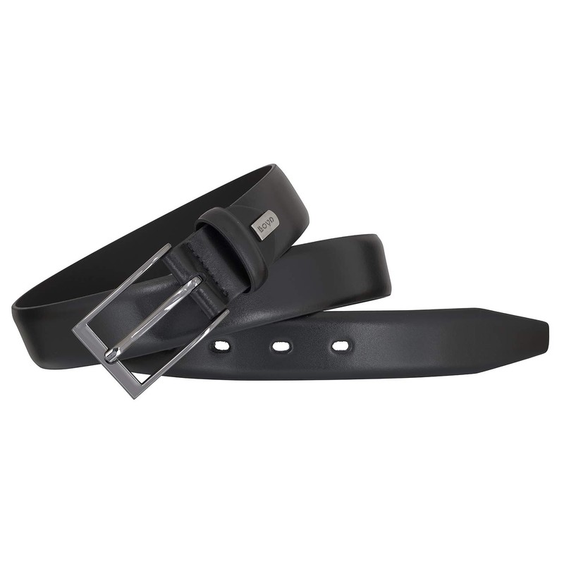 Lloyd 7079 Men's Belts Leather Belt Black, black