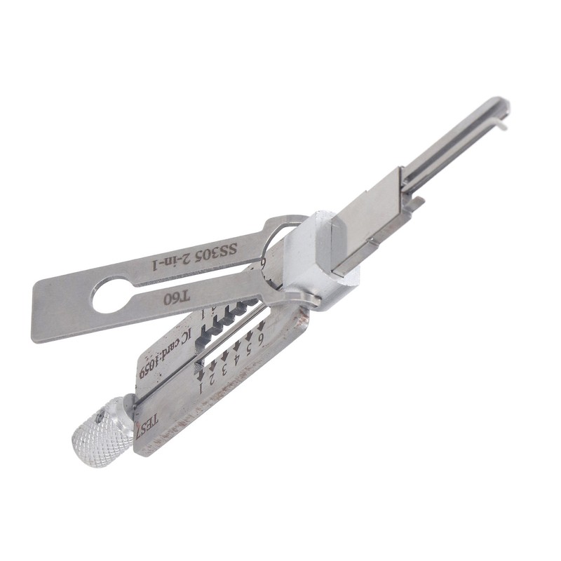 2 in 1 Decoder Tool Hook and Pickup Set Stainless