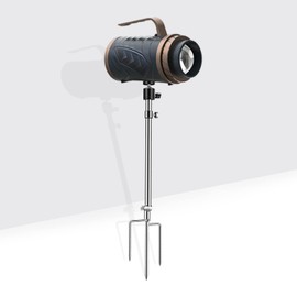 Aifiuroo 3 Pack Trail Camera Stand Mount Ground Holder, 3 in 1 Stainless Steel 360 Degree Rotation Ground Trail Camera Stake, Removable Fishing Lamp Stake Outdoor