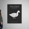 CANVAS ON DEMAND Butchery Duck Wall Decal, Artwork