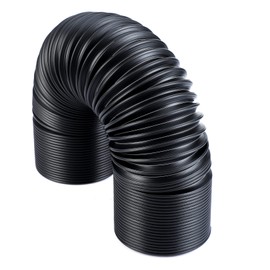 Pindex Adjustable Inner Diameter 76mm(3 inch) Outer Diameter 86mm(3.39 inch) Car Air Intake Hose,Flexible Adjustable Air Filter Intake Hose Length from 25cm(10 inch) to 1meter(40 inch), Black