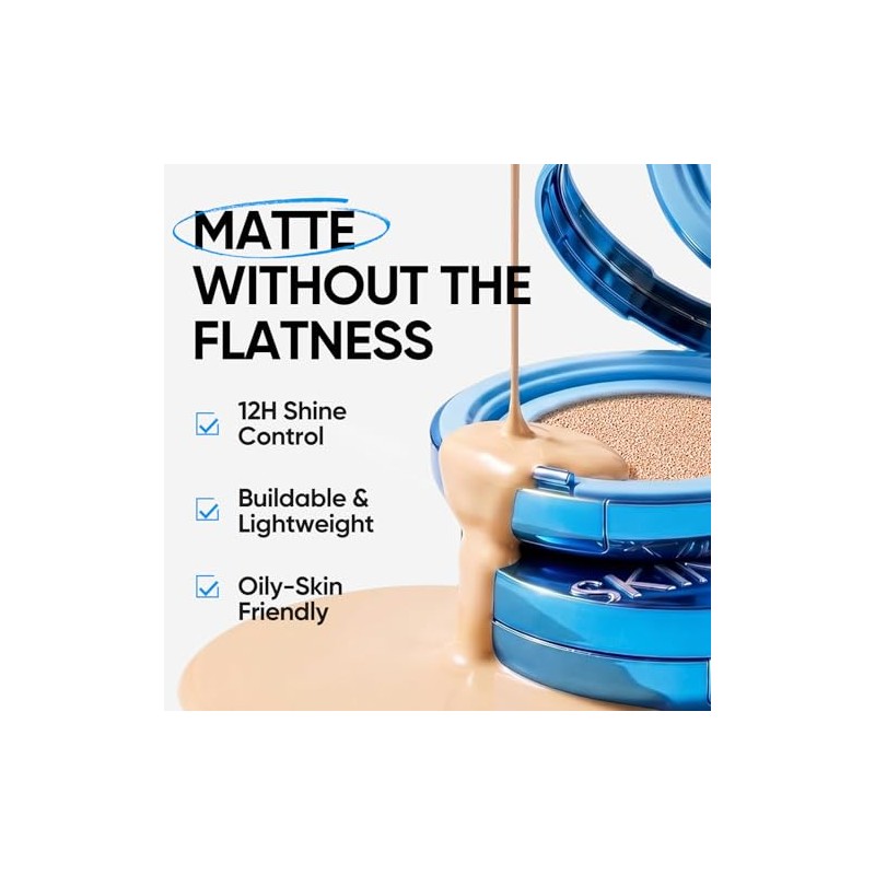 Skintific Skin Foundation Concealer Azul