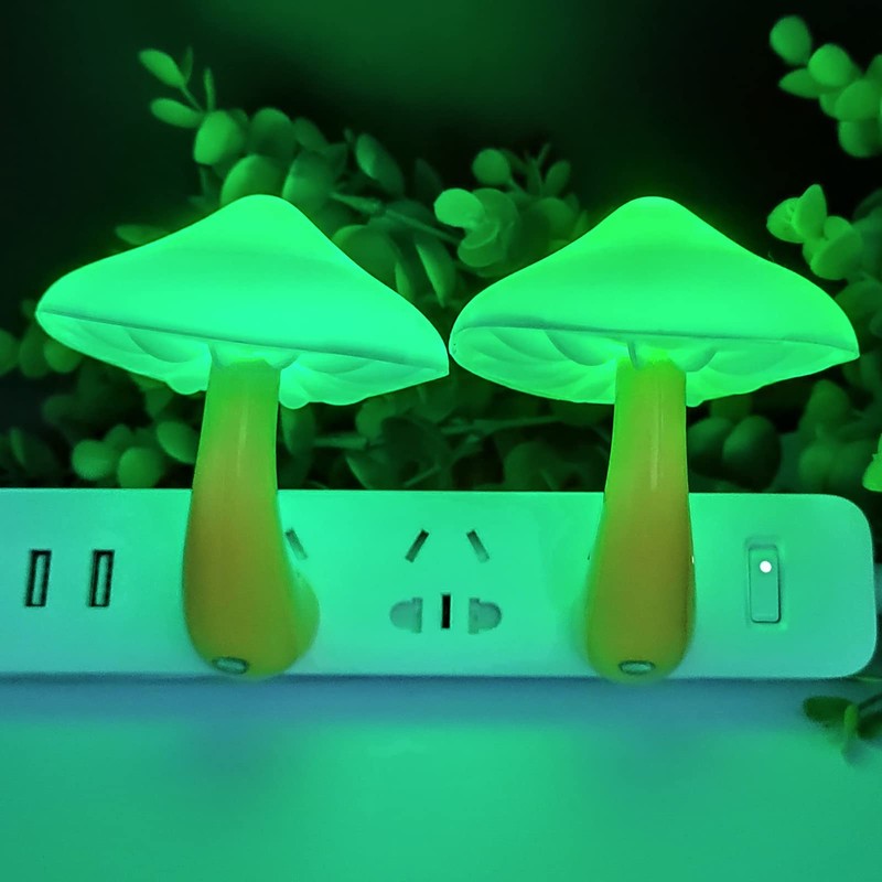 AUSAYE 4 Pack Plug in Night Light, Mushroom Light LED