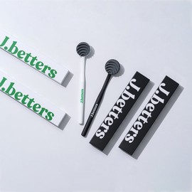 Jay Barrels Tongue Cleaner (2 black + 2 white) (4 total) / 제이베럴즈 혀클리너 블랙2개+화이트2개 (총4개)