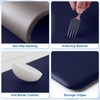 StepRite Kitchen Mats, 2PCS Kitchen Rugs, Cushioned Anti Fatigue Kitchen