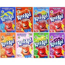 Kool-Aid Drink Mix, Variety Pack of 8 Flavors, 48 Packets