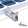 Offgridtec Pack of 6 Earth Terminals for PV Modules Silver